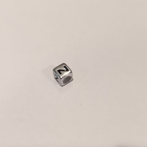 Silver Z Spacer Charm for Pandora Style Bracelet - Picture 5 of 5